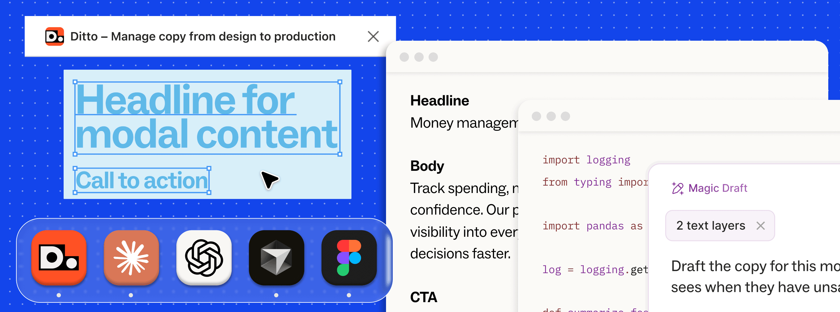 Ditto product showcase